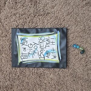 ✔FREE WITH ANY PURCHASE Gag Wall Decor 5x7 Inches Art To Wear